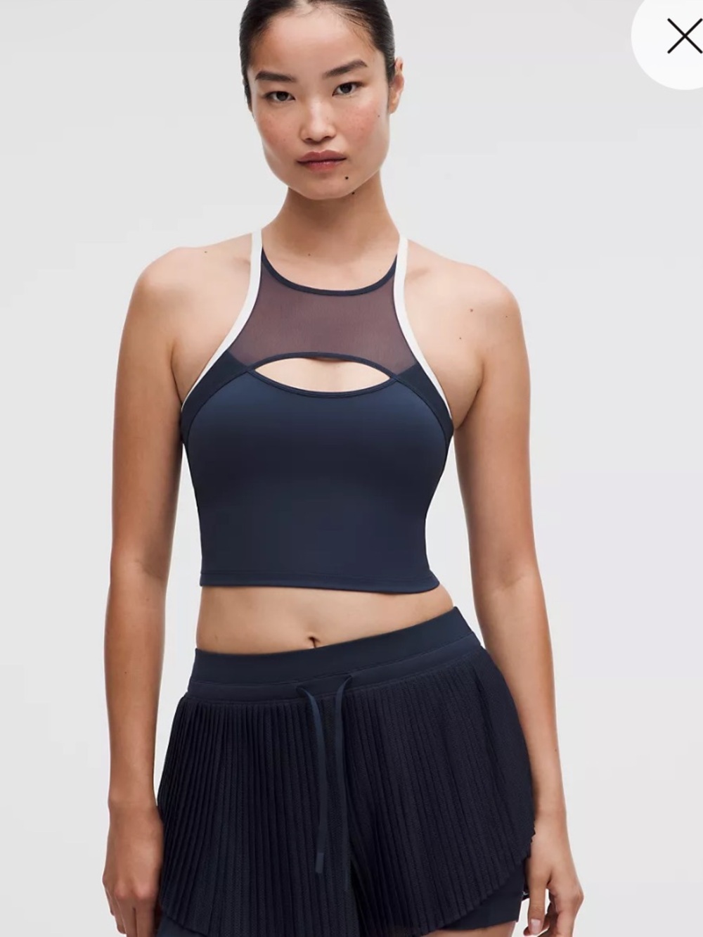 NWT LULULEMON ACE ADVANTAGE MESH-PANEL TENNIS TANK